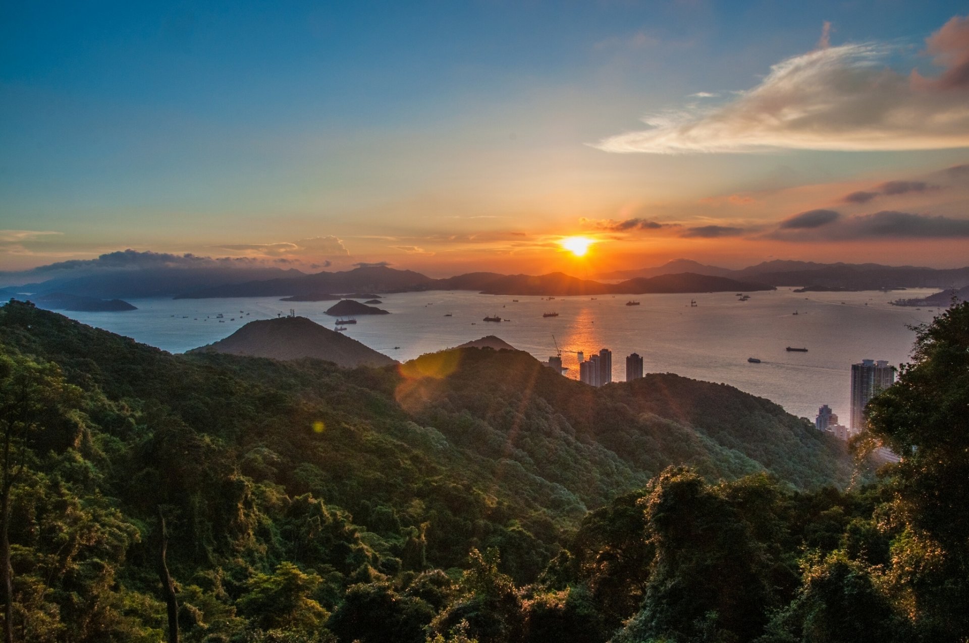 qianshuiwan hong kong ripal s bay sunset panorama hills islet